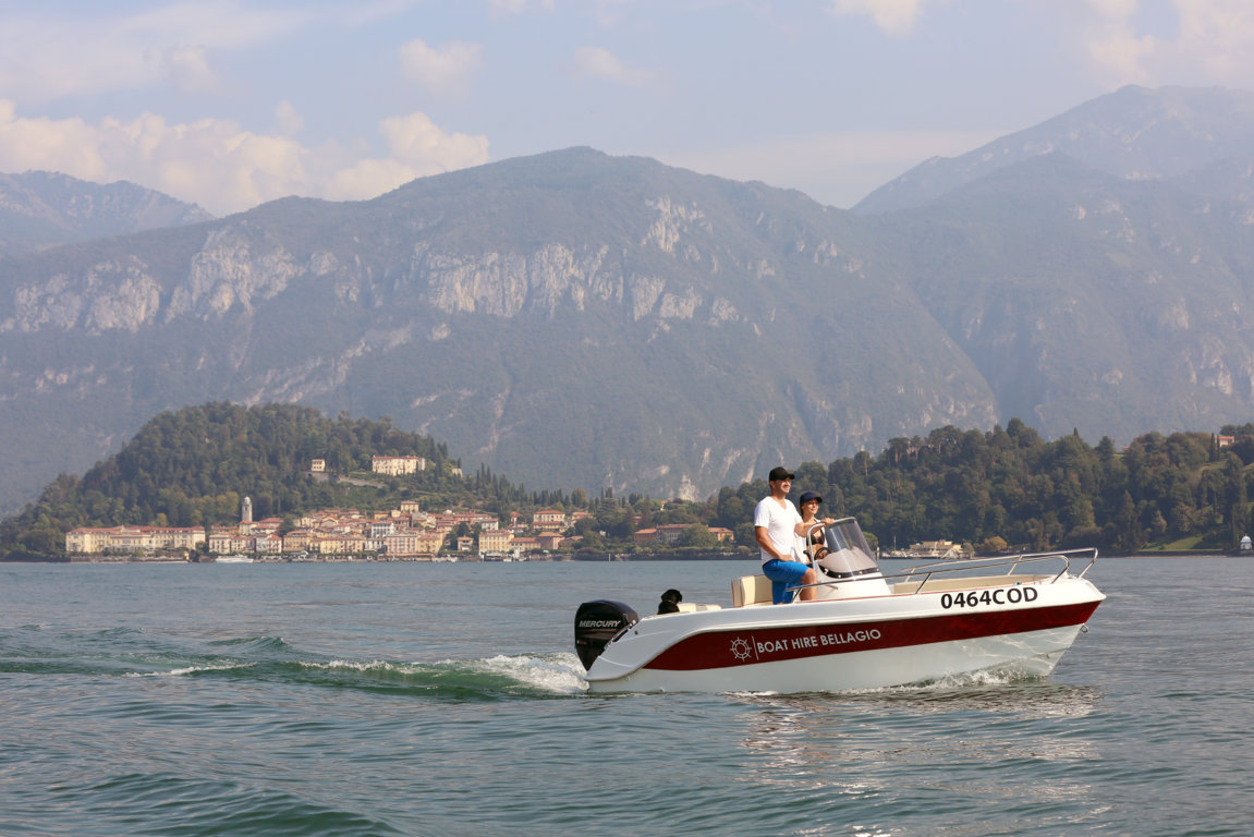 Renta a boat bellagio