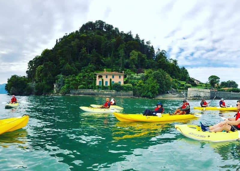 Kayak lake como