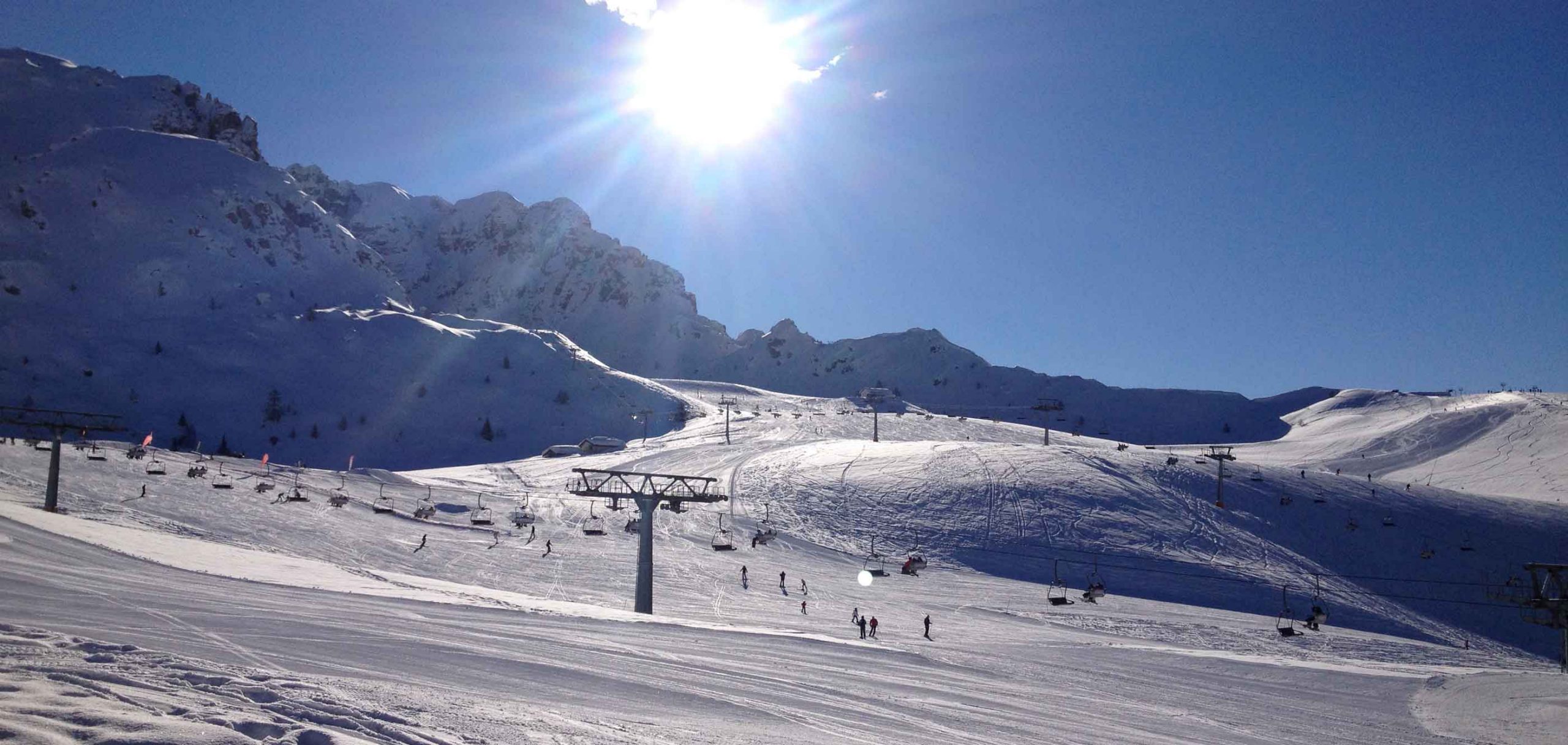 Skiing on Lake Como